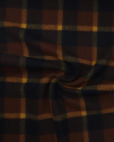 Tern, sort/brun/sennep - Kogt uld 9 Tern, sort/brun/sennep - Kogt uld