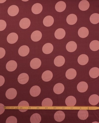 Alternative view of Bomber bordeaux/gammelrosa - Twillvævet viskose