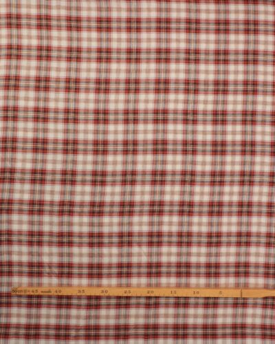 Alternative view of Tern, rust, orange, offwhite og lidt guld - Viskose/polyester/metallic