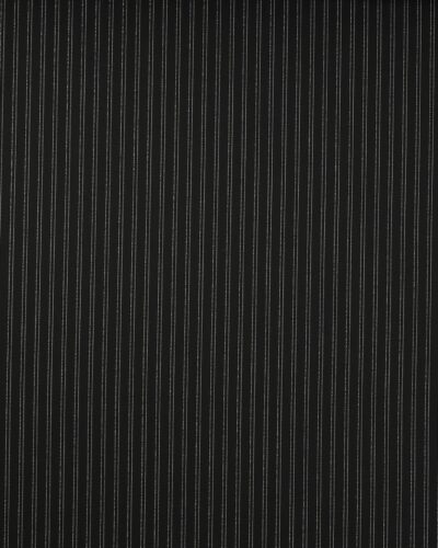 Sort med sølvstriber - Viskose/polyester m. stræk