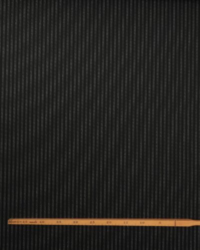 Alternative view of Sort med sølvstriber - Viskose/polyester m. stræk