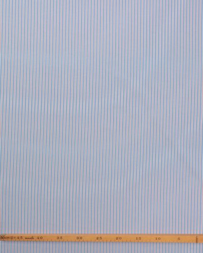 Alternative view of Striber, lyseblå, blå, rød og offwhite - Bomuld/polyester