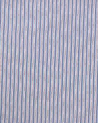 Striber, blå, lyseblå, rød og offwhite - Bomuld/polyester