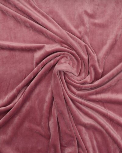Stræk velour - Gammelrosa