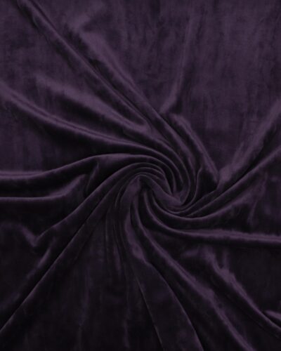 Stræk velour - Aubergine