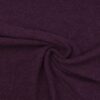 Meleret mørkelilla - 100% Uld, fleece (merinould)
