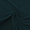 Meleret petrolgrøn - 100% Uld, fleece (merinould)