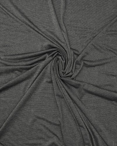 Tynd sort/sølv - Bomuld/polyester jersey