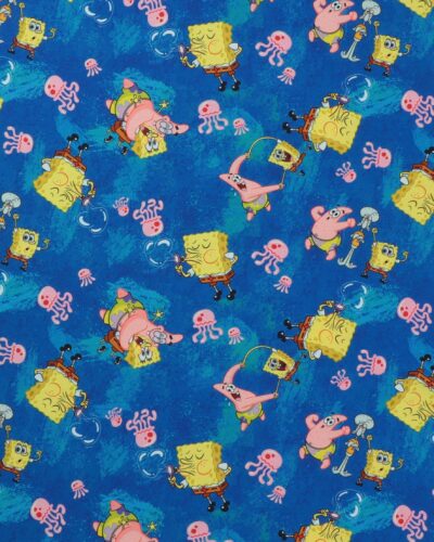 Svampebob Firkant og Patrik Søstjerne på blå bund - Jersey