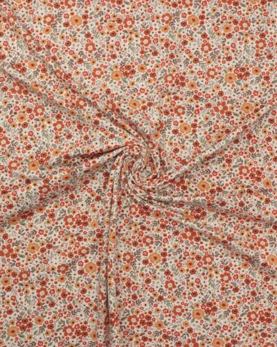 Små blomster i orange nuancer - Jersey