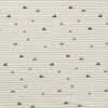 Lys creme bund, brune smalle striber og biler - Jersey