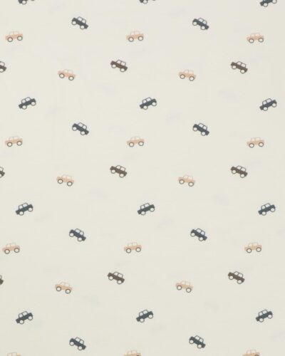 Små biler på lys creme bund - Jersey