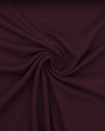 Auberginefarvet - Vaffel jersey