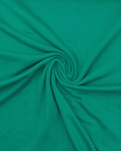 Grøn - French Terry (Bomuld/polyester)