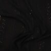 Sort med palietter - Chiffon, polyester