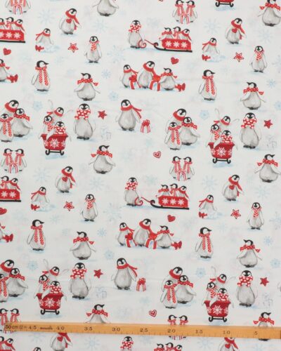 Alternative view of Pingviner med tørklæde - Patchwork