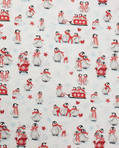 Pingviner med tørklæde - Patchwork