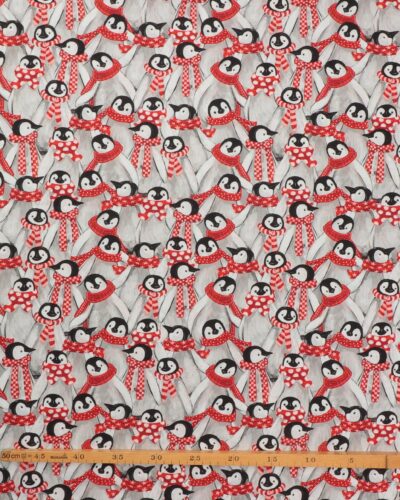 Alternative view of Store pingviner med tørklæde - Patchwork