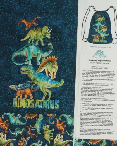 Alternative view of Sy en rygsæk med dinosauer