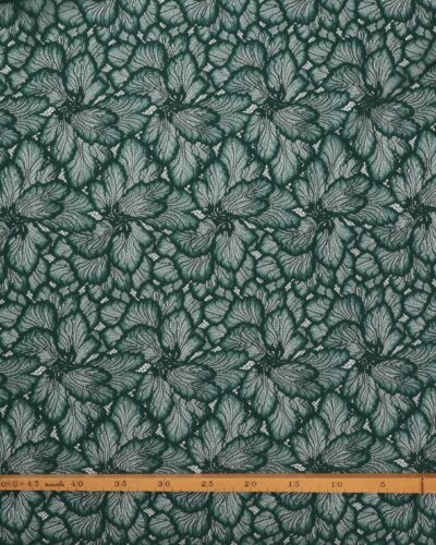 Alternative view of Blød blonde med grønne blomster - Polyester