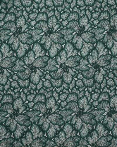 Blød blonde med grønne blomster - Polyester