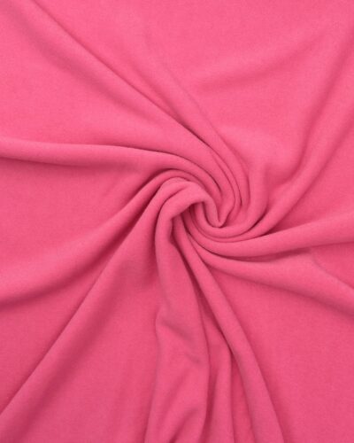 Mørk lyserød - Fleece med frotté