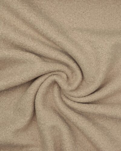 Beige med krøl - Polyester