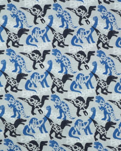 Dinoer på lysegrå bund - Isoli