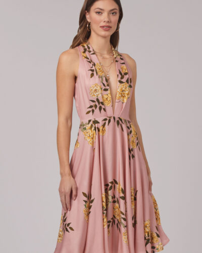 Alternative view of Kjole med halterneck - str. 34-44