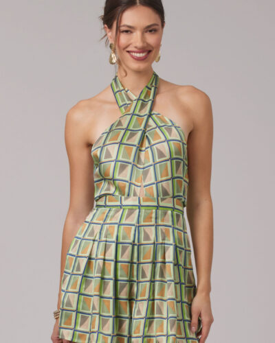 Alternative view of Buksekjole med halterneck - str. 32-42