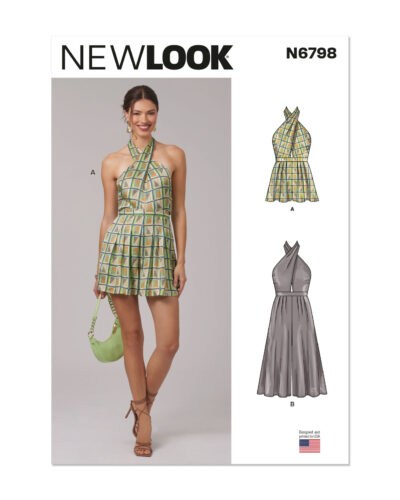 Buksekjole med halterneck - str. 32-42