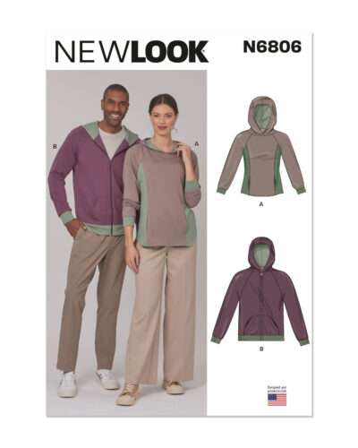 Hoodie - unisex str. S-XXL (Jersey og strikstof)