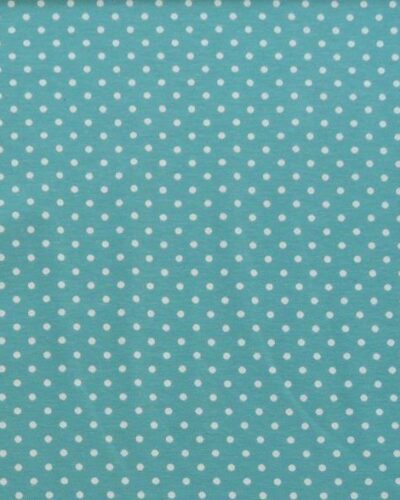 Mint med hvide prikker - Jersey