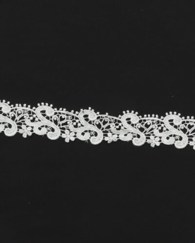 Hvid m. blomster og knopper - 45 mm