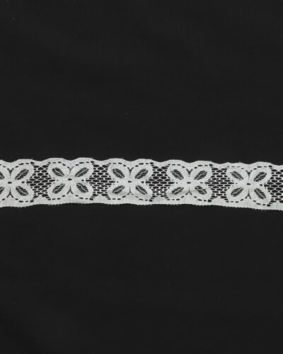 Hvid m. blomst - 50 mm