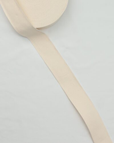 Offwhite, bomuld - Gjordbånd 50 mm