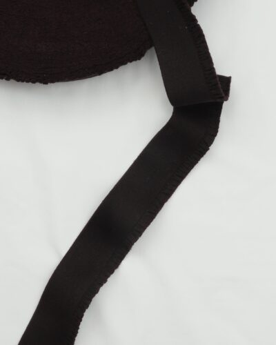 Mørkebrun flæseelastik - 50 mm