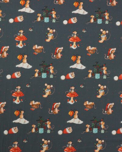 Julemus på mørkegrå bund - Jersey