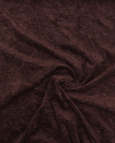 Mørkebrun - Babyfløjl med krøleffekt 5 Mørkebrun - Babyfløjl med krøleffekt