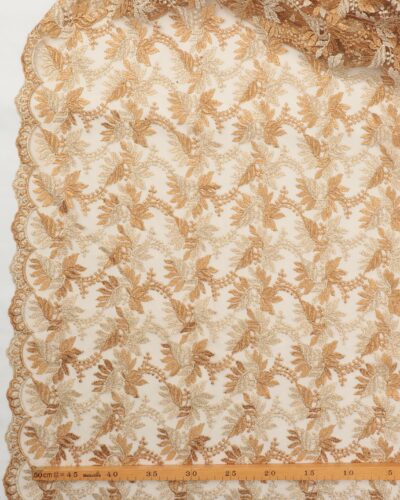 Brune farver med glimmer - Polyester