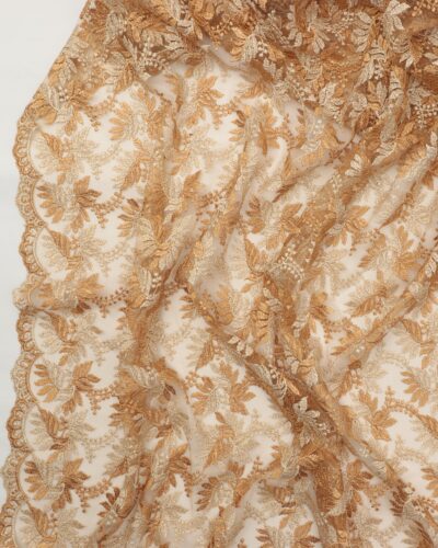 Brune farver med glimmer - Polyester