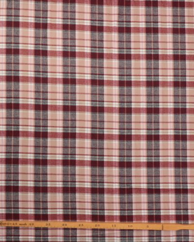 Alternative view of Flonnel - Tern, rødbrun/beige/brun