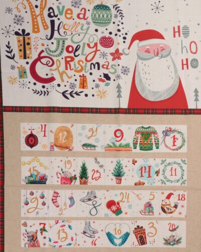 Sy en kalender til 24 gaver med julemand