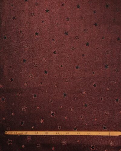 Sort med kobberglimmer og stjerner - Boligtekstil