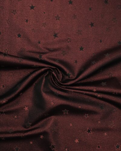 Sort med kobberglimmer og stjerner - Boligtekstil