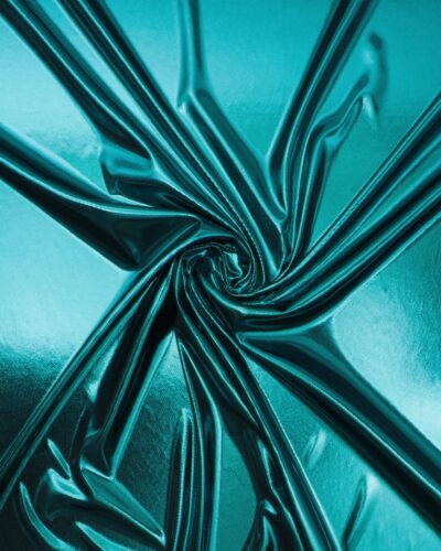 Skinnende turkis - Polyester