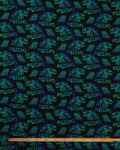 Alternative view of Racerbiler på sort bund - Jersey