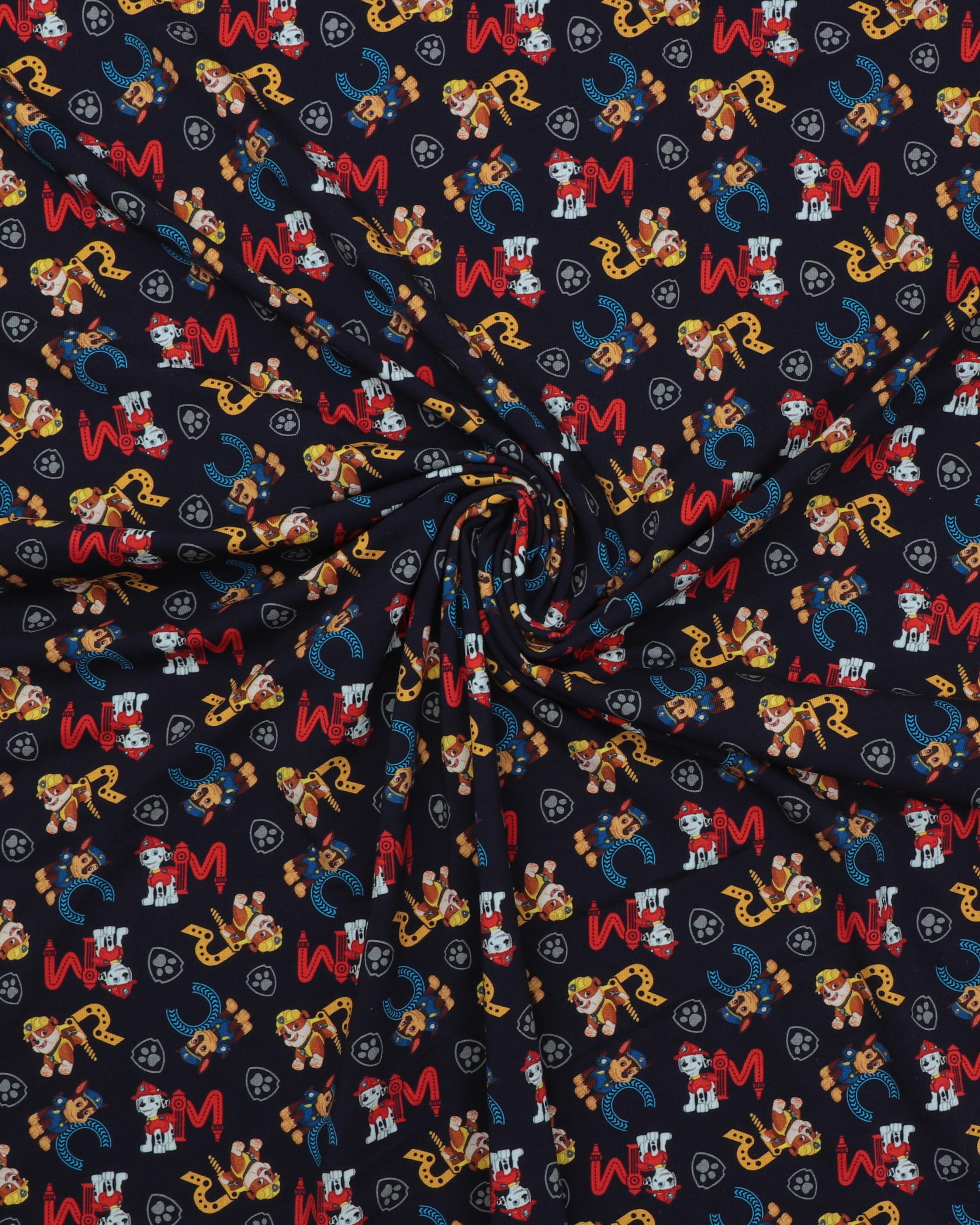 Mørkeblå med Paw Patrol – Jersey 5 Mørkeblå med Paw Patrol – Jersey - Billede 3