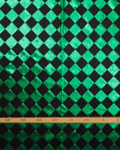 Sort og og grøn - Polyester 5 Sort og og grøn - Polyester