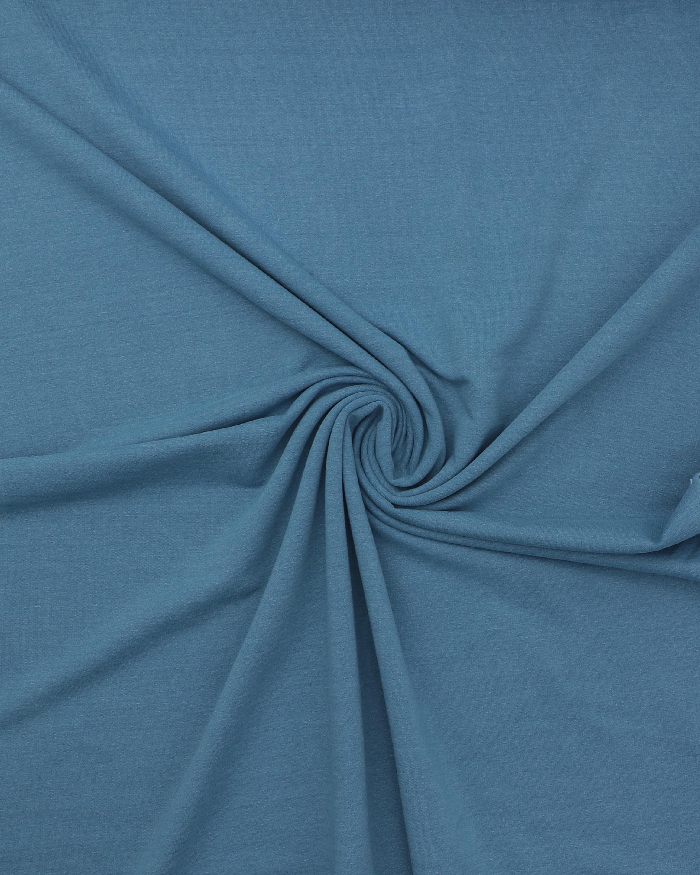 Denim lyseblå - French Terry (Bomuld/polyester) 3 Denim lyseblå - French Terry (Bomuld/polyester)